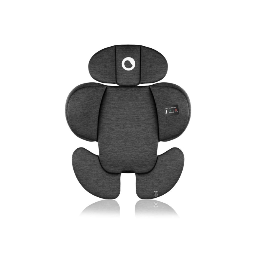 Lionelo - Car seat with base swivel NAVY i-Size 40-150 cm black/pink