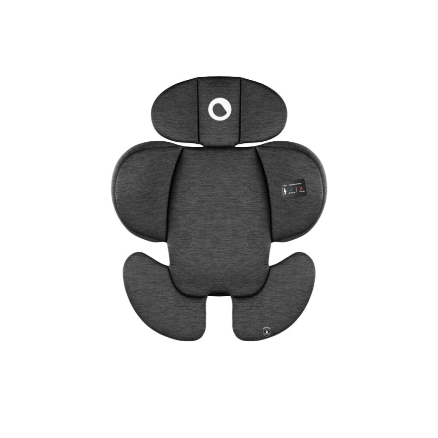 Lionelo - Car seat with base swivel NAVY i-Size 40-150 cm black/red
