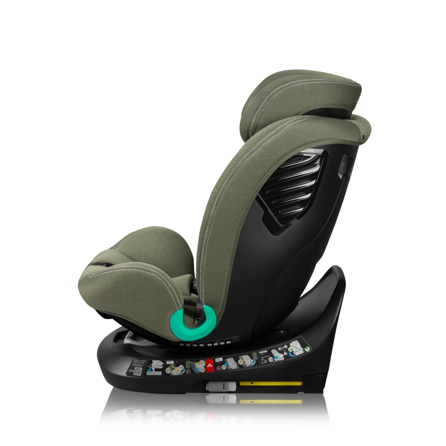 Lionelo - BASTIAAN ONE i-Size 40-150 cm Rotating Car Seat with Base, Green Olive