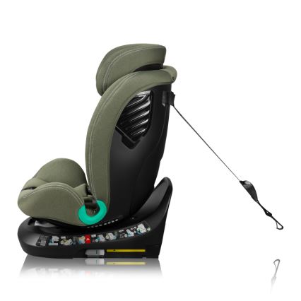 Lionelo - BASTIAAN ONE i-Size 40-150 cm Rotating Car Seat with Base, Green Olive