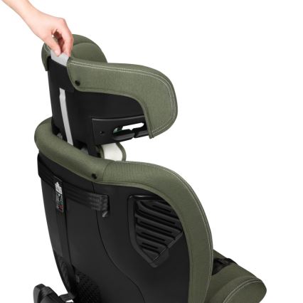 Lionelo - BASTIAAN ONE i-Size 40-150 cm Rotating Car Seat with Base, Green Olive
