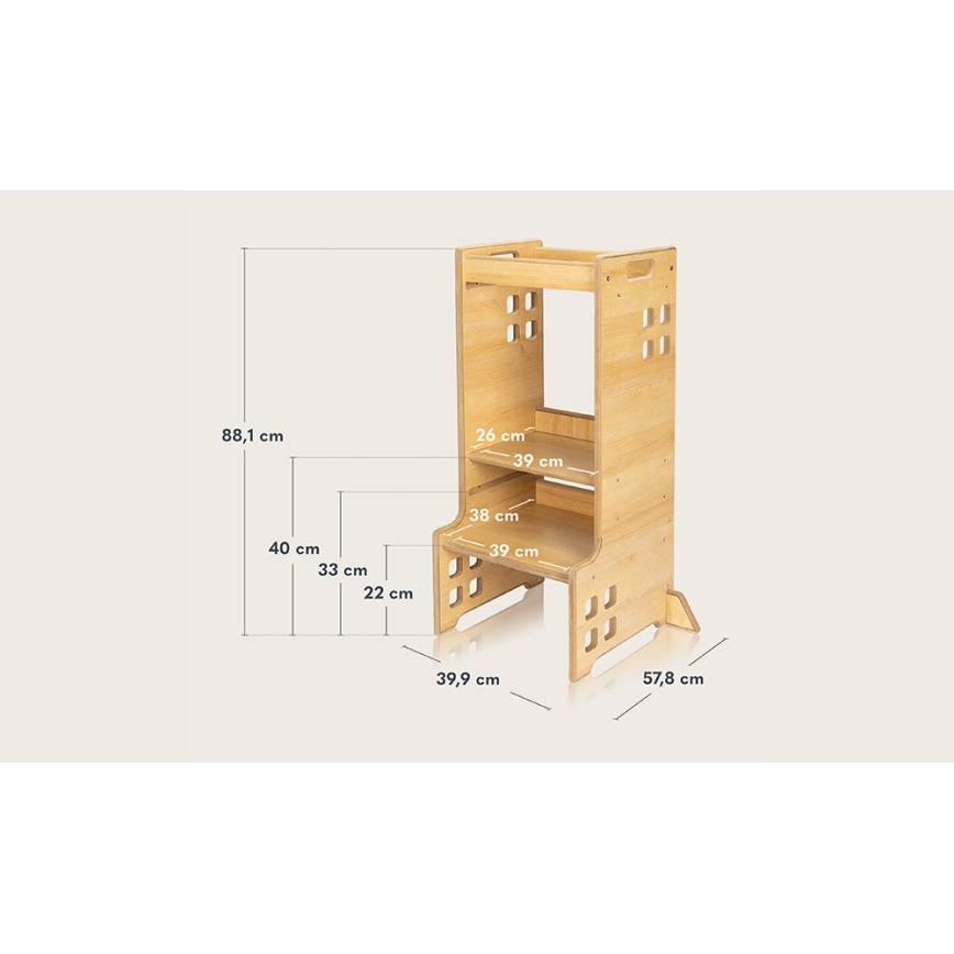 Lionelo - CASS Natural Learning Tower