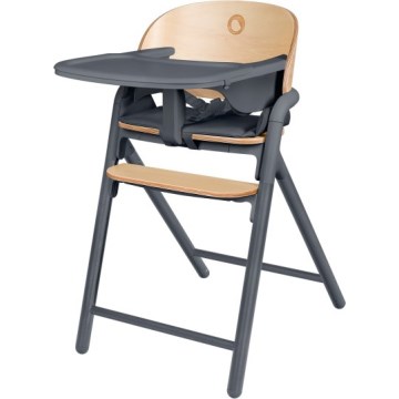 Lionelo - CELIA 3-in-1 Children's Dining Chair, Grey Wood