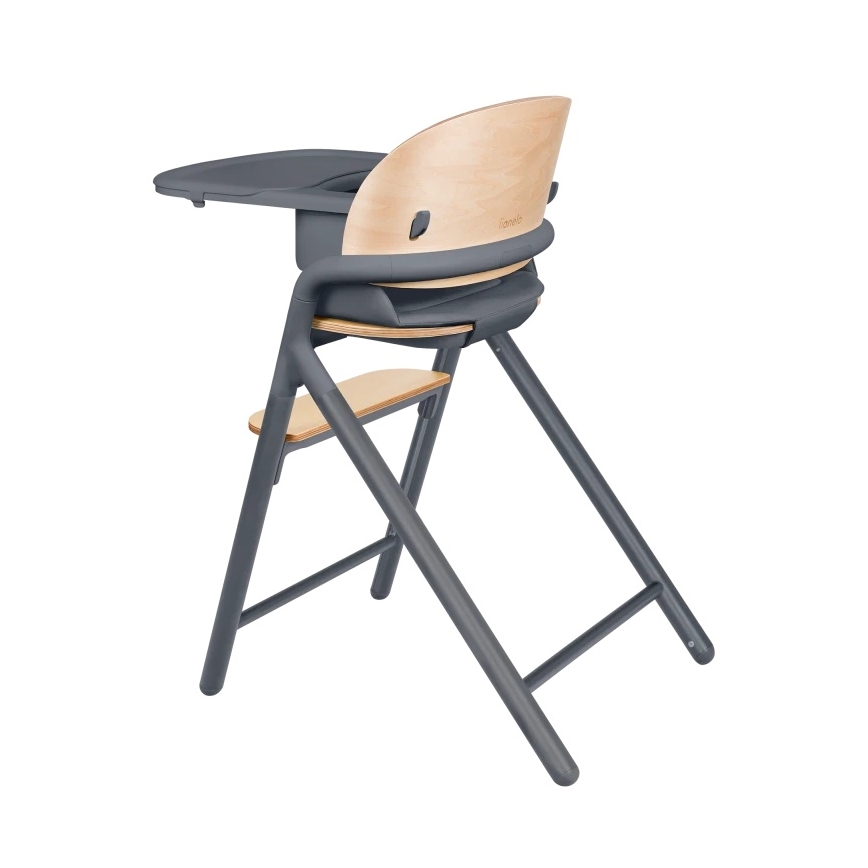 Lionelo - CELIA 3-in-1 Children's Dining Chair, Grey Wood