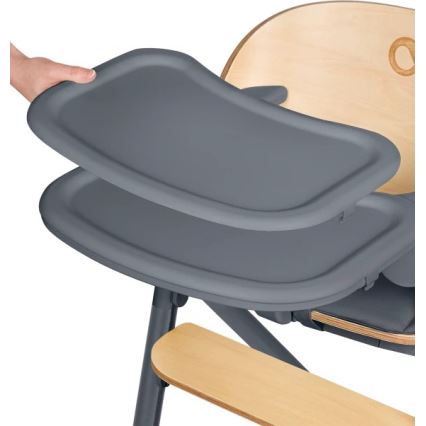 Lionelo - CELIA 3-in-1 Children's Dining Chair, Grey Wood