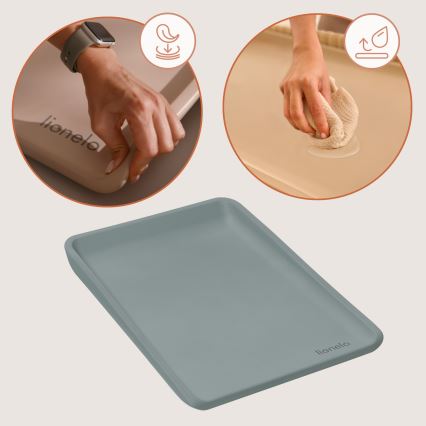 Lionelo - Changing Mat MEGS 49x70 cm Grey Dove