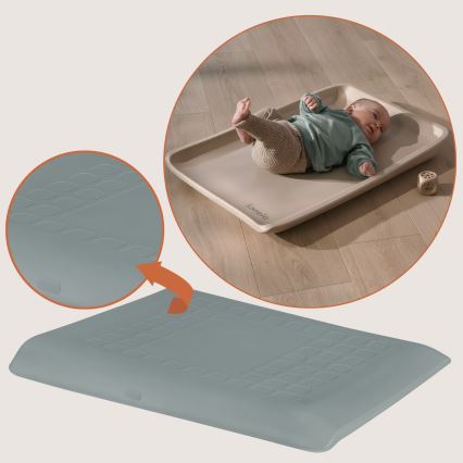 Lionelo - Changing Mat MEGS 49x70 cm Grey Dove