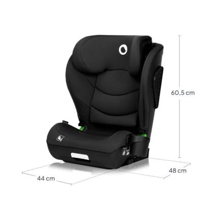 Lionelo - Child Car Seat NEAL i-Size 100-150 cm Black Carbon