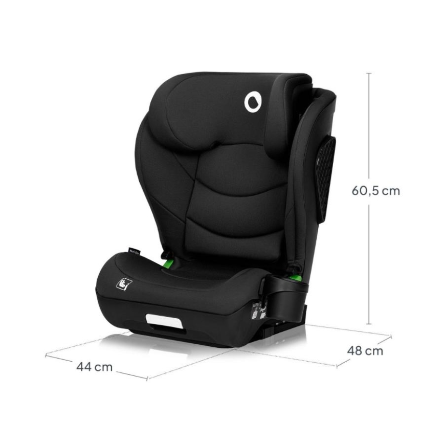 Lionelo - Child Car Seat NEAL i-Size 100-150 cm Black Carbon