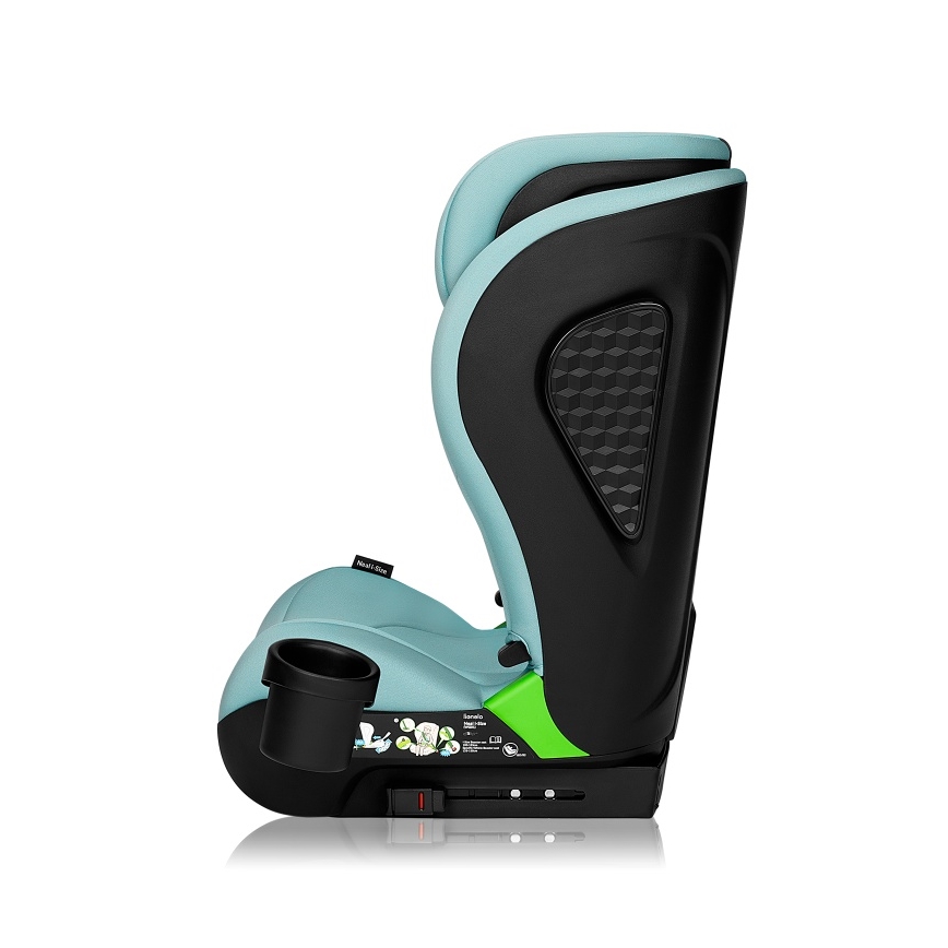 Lionelo - Child car seat NEAL i-Size 100-150 cm Green Turquoise