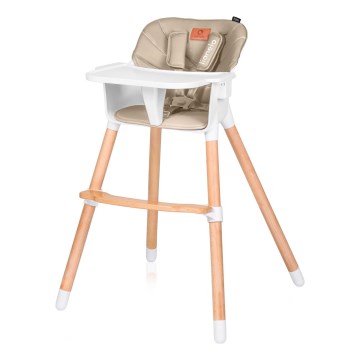 Lionelo - Children's 2-in-1 Dining Chair KOEN Beige Sand