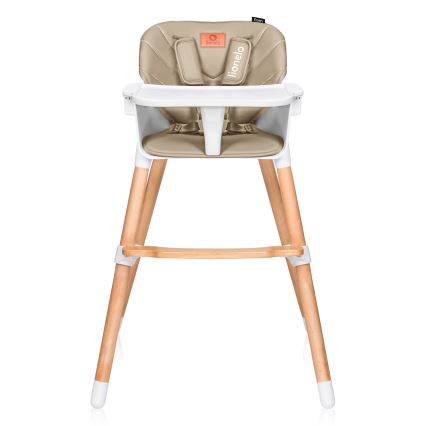 Lionelo - Children's 2-in-1 Dining Chair KOEN Beige Sand