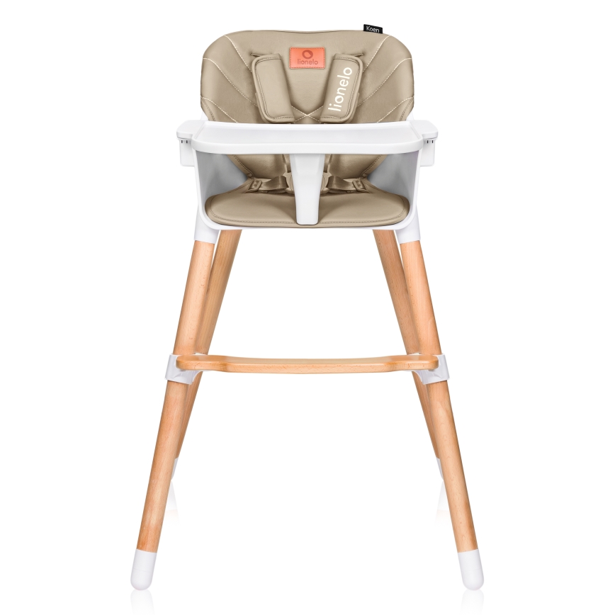 Lionelo - Children's 2-in-1 Dining Chair KOEN Beige Sand