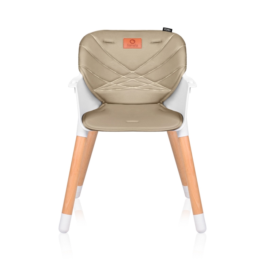 Lionelo - Children's 2-in-1 Dining Chair KOEN Beige Sand