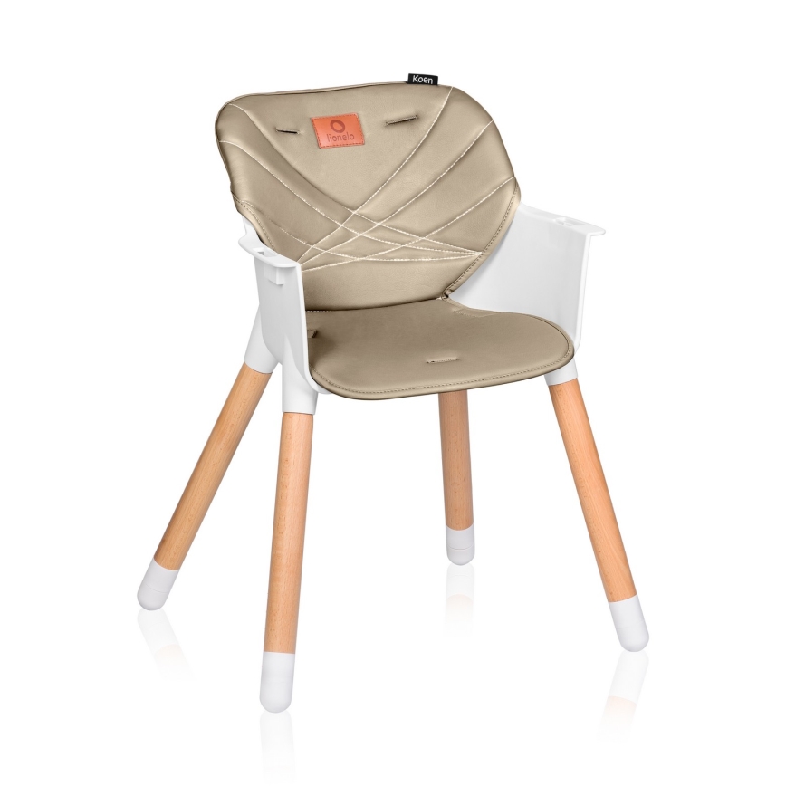 Lionelo - Children's 2-in-1 Dining Chair KOEN Beige Sand