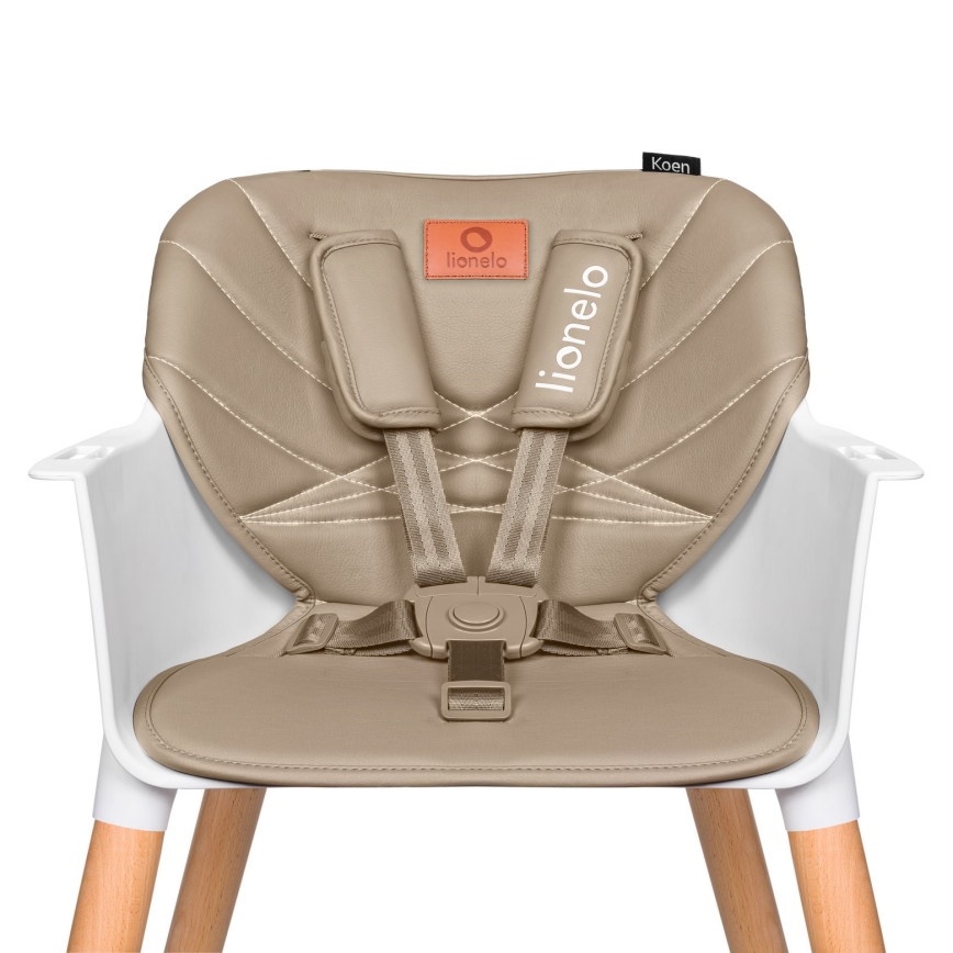 Lionelo - Children's 2-in-1 Dining Chair KOEN Beige Sand
