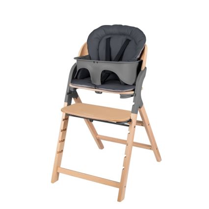 Lionelo - Children's 3-in-1 High Chair MEGAN Grey Wood