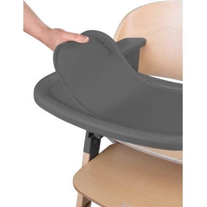 Lionelo - Children's 3-in-1 High Chair MEGAN Grey Wood