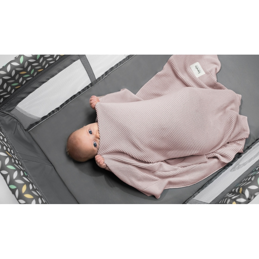 Lionelo - Children's Blanket BAMBOO BLANKET 75x100 cm Beige Sand