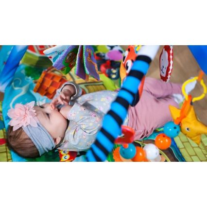 Lionelo - Children's blanket for playing with house AGNES PLUS