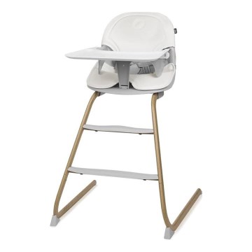 Lionelo - Children's dining chair 2in1 DALIA white/brown