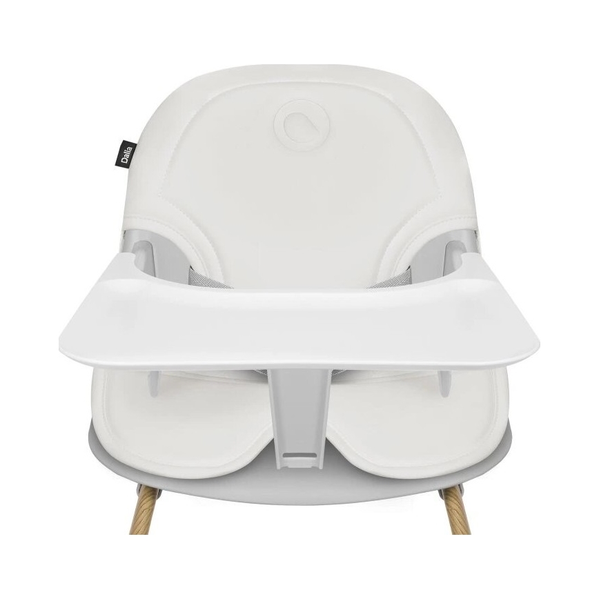 Lionelo - Children's dining chair 2in1 DALIA white/brown