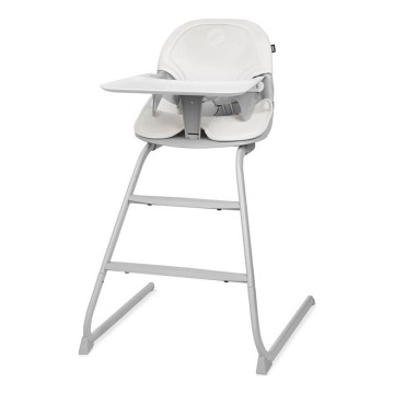 Lionelo - Children's dining chair 2in1 DALIA white/grey