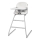 Lionelo - Children's dining chair 2in1 DALIA white/grey
