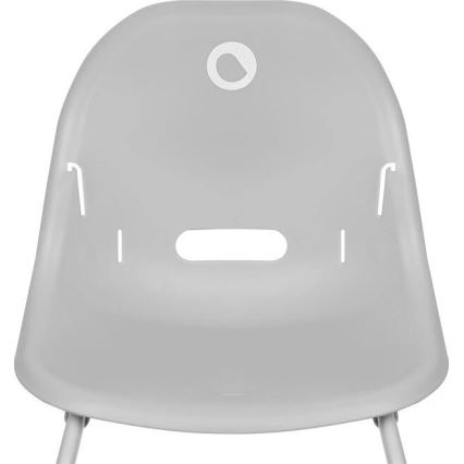 Lionelo - Children's dining chair 2in1 DALIA white/grey