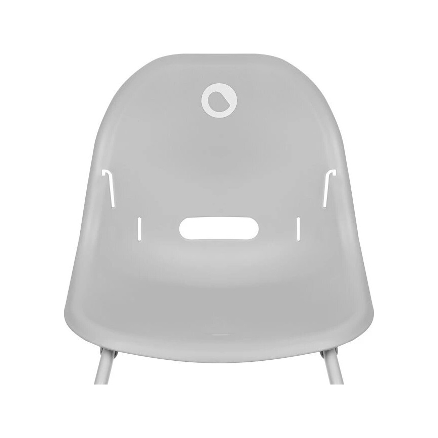 Lionelo - Children's dining chair 2in1 DALIA white/grey