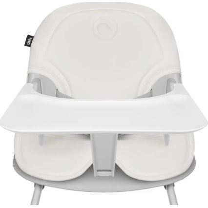 Lionelo - Children's dining chair 2in1 DALIA white/grey