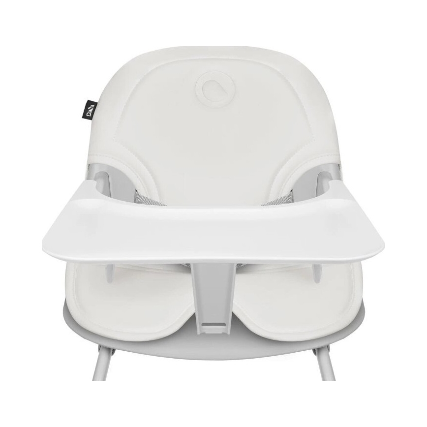 Lionelo - Children's dining chair 2in1 DALIA white/grey