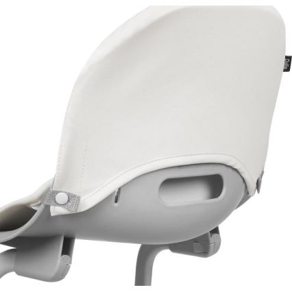 Lionelo - Children's dining chair 2in1 DALIA white/grey
