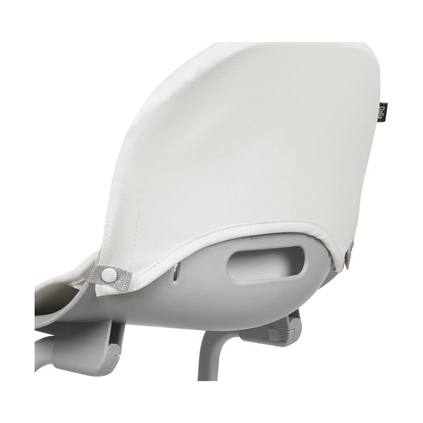 Lionelo - Children's dining chair 2in1 DALIA white/grey