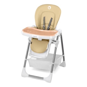 Lionelo - Children's dining chair LINN PLUS white/beige