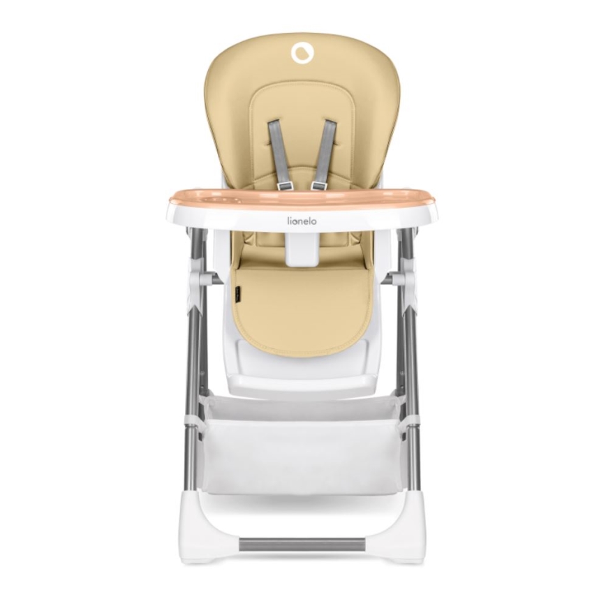 Lionelo - Children's dining chair LINN PLUS white/beige