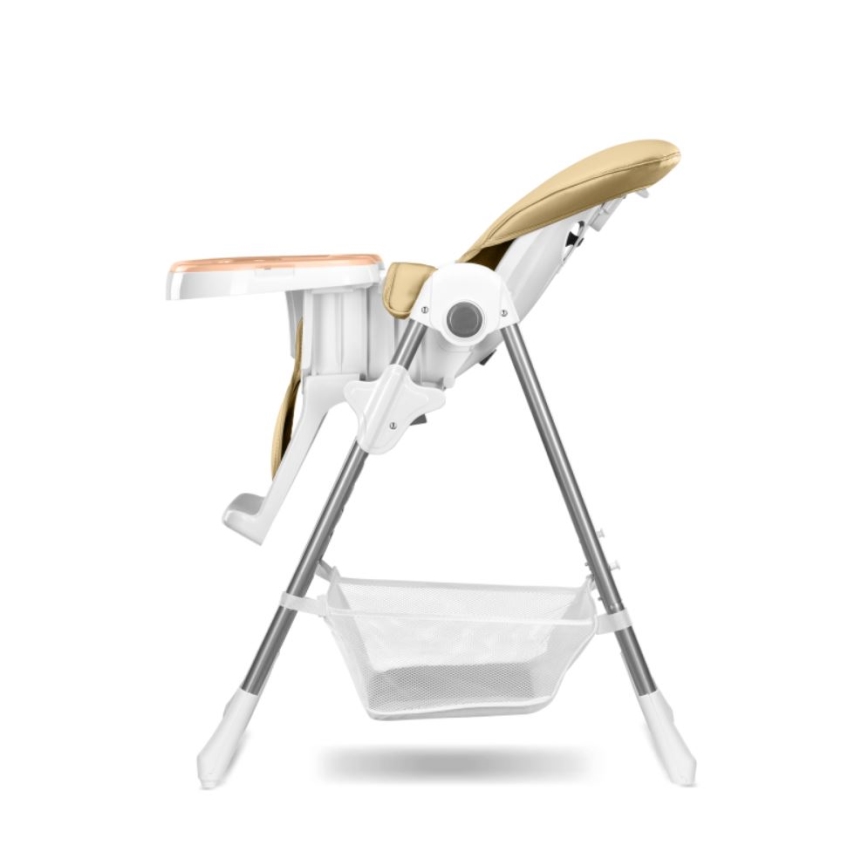 Lionelo - Children's dining chair LINN PLUS white/beige