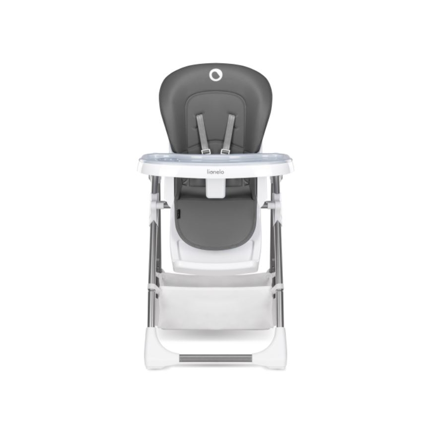 Lionelo - Children's dining chair LINN PLUS white/grey