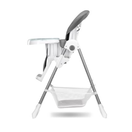 Lionelo - Children's dining chair LINN PLUS white/grey
