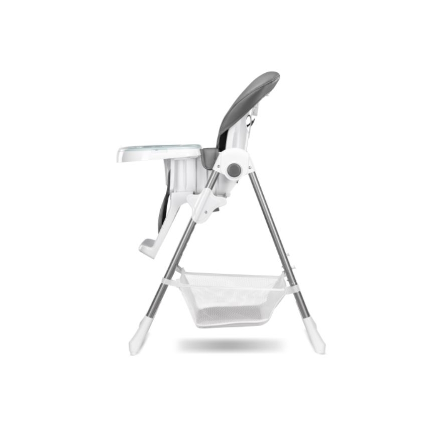 Lionelo - Children's dining chair LINN PLUS white/grey