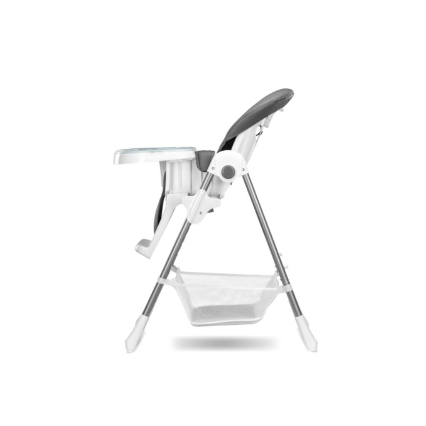 Lionelo - Children's dining chair LINN PLUS white/grey