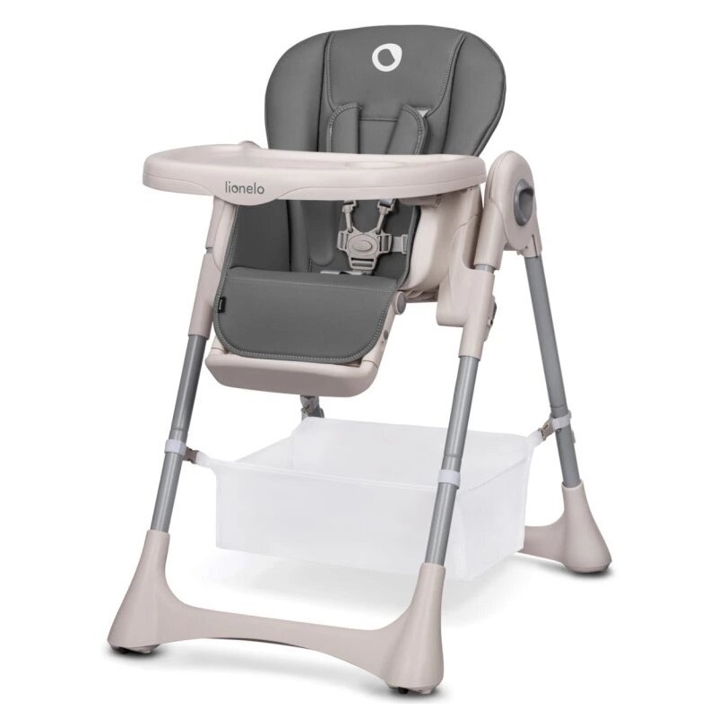 Lionelo - Children's dining chair ZANNA grey