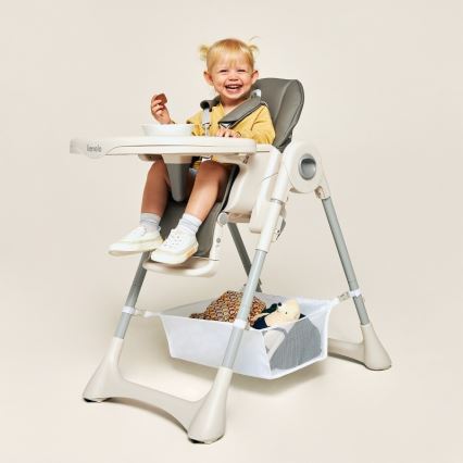 Lionelo - Children's dining chair ZANNA grey