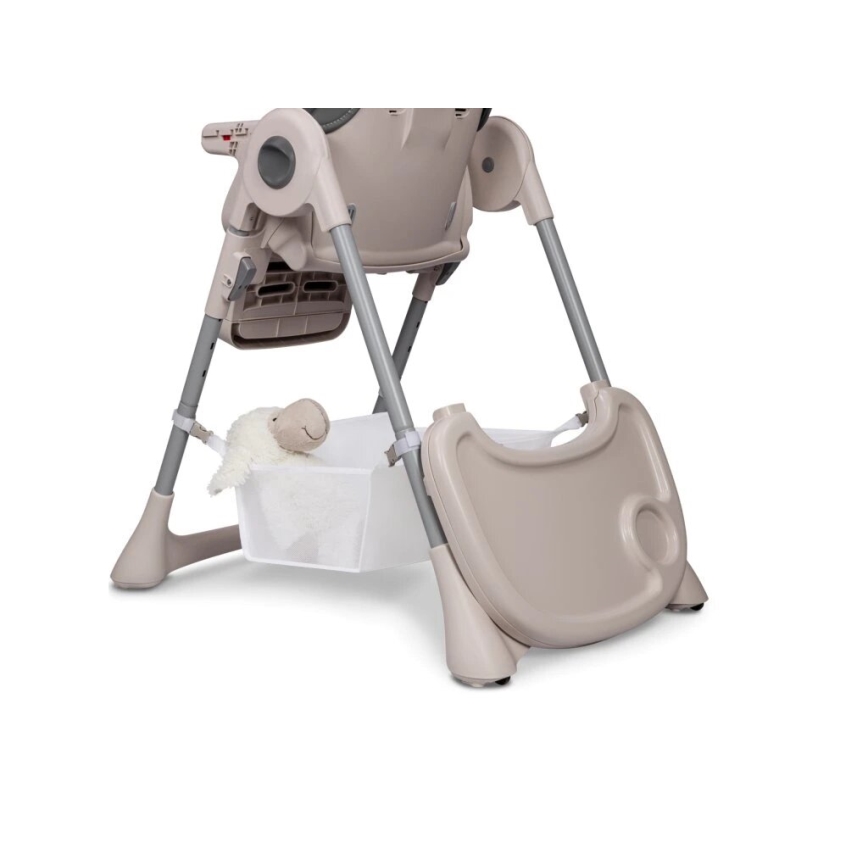 Lionelo - Children's dining chair ZANNA grey
