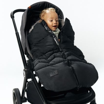 Lionelo - Children's Footmuff FRODE Black Carbon