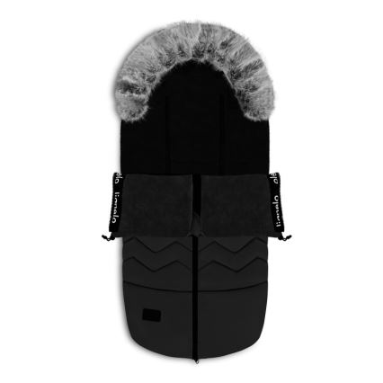 Lionelo - Children's Footmuff FRODE Black Carbon