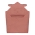 Lionelo - Children's Hooded Muslin Towel Red Coral