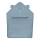 Lionelo - Children's Hooded Towel MUSLIN HOODED TOWEL Grey Sky