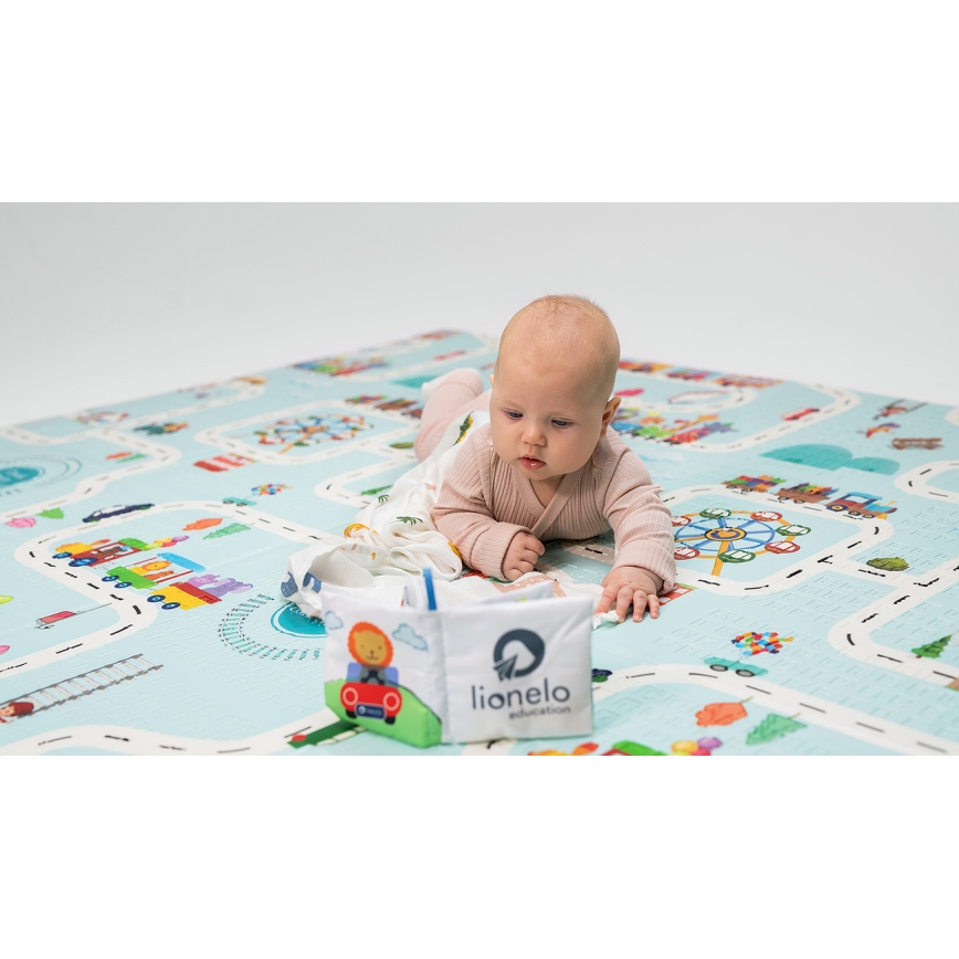 Lionelo - Children's play mat ROBBY