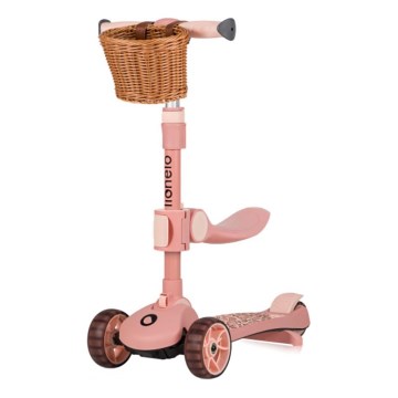 Lionelo - Children's scooter 2in1 FRANKY pink